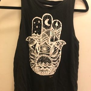 Palm Hand Tank Top